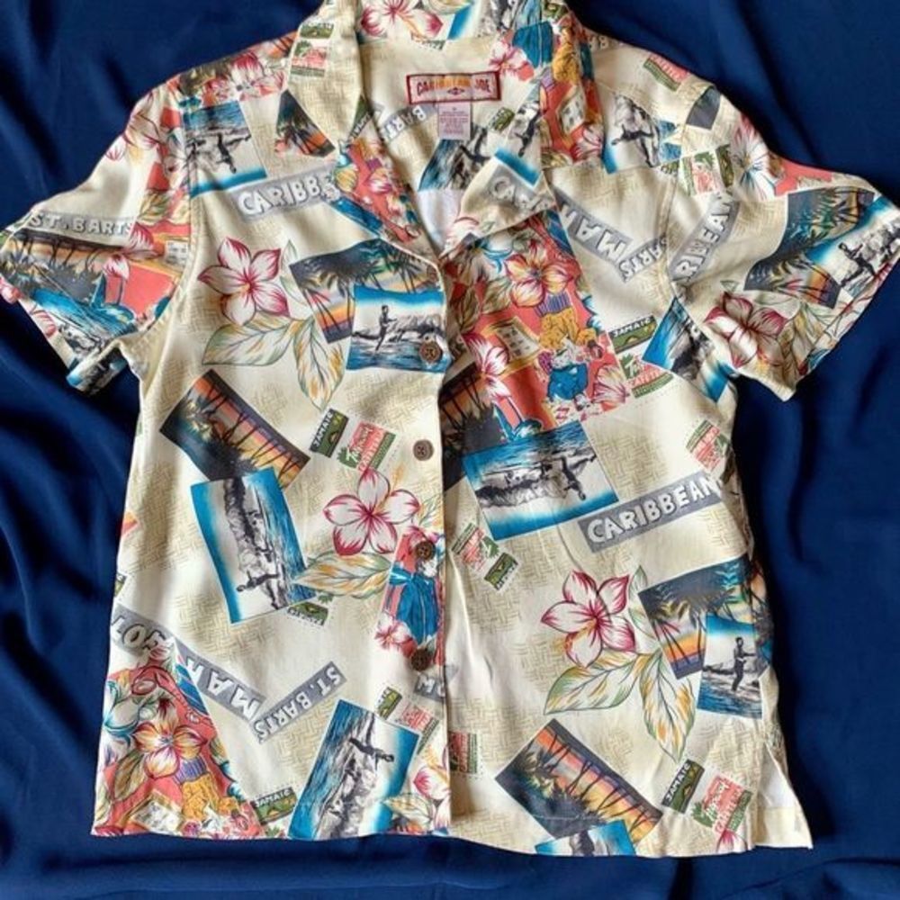 Caribbean Joe button down shirt